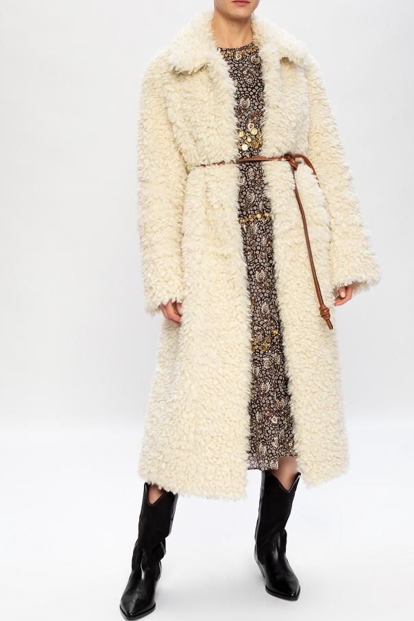 Stella mccartney faux cheap fur coat